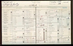 WPA household census for 119 E 94TH STREET, Los Angeles County