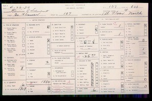 WPA household census for 107 S FLOWER, Los Angeles