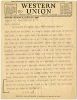 Telegram from William Randolph Hearst to Julia Morgan, June 10, 1930