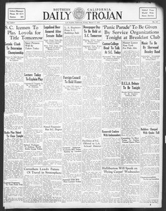 Daily Trojan, Vol. 24, No. 107, March 17, 1933