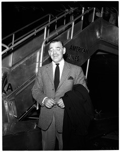 Clark Gable (arrival), 1954