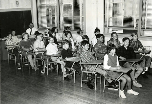 Avalon Schools, grade 7, section I, 1967-1968, Avalon, California (front)