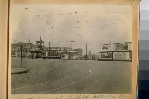 South from 10th & Polk St. across Market St. Dec. 1923