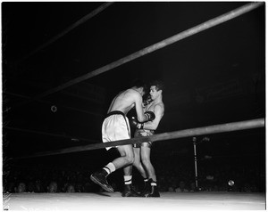 Boxing - Aragon versus Vejar, 1958
