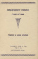 Commencement exercises, class of 1944, Poston II High School