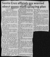 Santa Cruz officials are worried about gypsy moth spraying plan