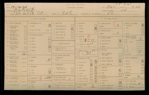 WPA household census for 808 W 68TH ST, Los Angeles County