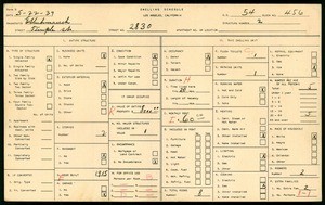 WPA household census for 2830 TEMPLE ST, Los Angeles