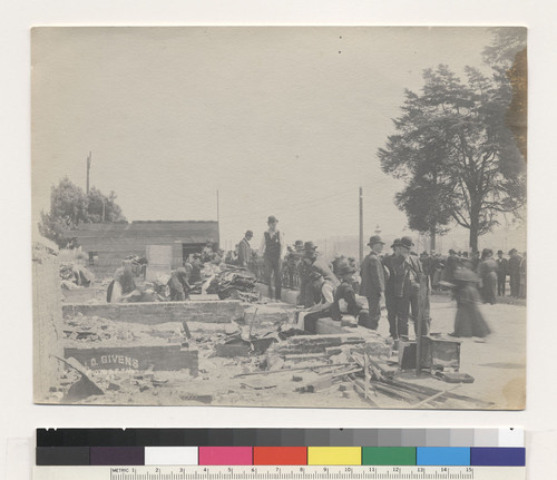 [Relief station, unidentified location. No. 62.]
