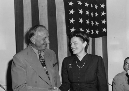 John W. Baumgartner and Helen Gahagan Douglas