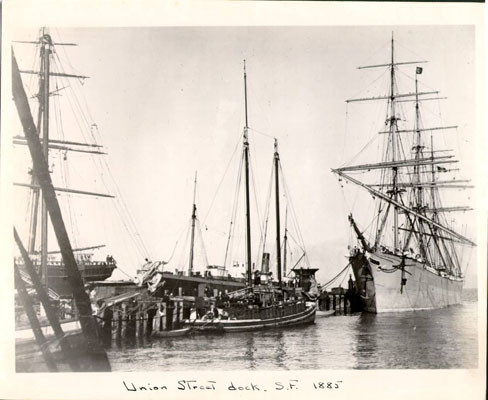 Union Street dock. S.F. 1885