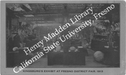 Kingsburg's Exhibit at Fresno District Fair, 1913