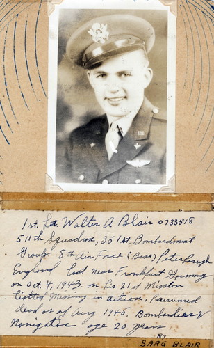 1st Lt. Walter A. Blair