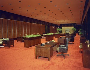 Bank of America office, 1972