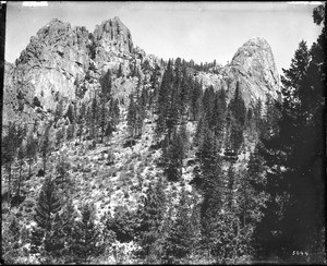 View of Shasta County mountains, California, ca.1900-1940