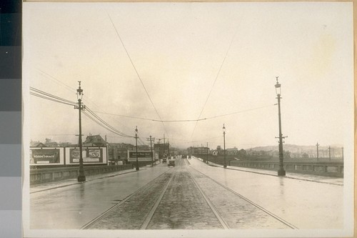 South on Mission St. from the Viaduct. Jany 1927