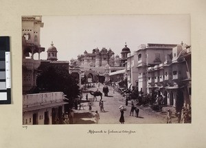 Approach to Palace, Udaipur, India, ca.1890
