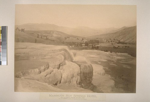 Mammoth Hot Springs Hotel, from the Minerva National Park