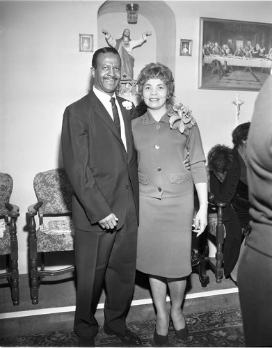 Walter J. Miller's wedding, Los Angeles, 1965