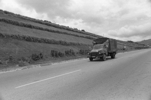 Paved road, Bucaramanga, Colombia, 1975