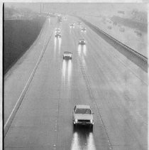 Rainy Freeway Travel