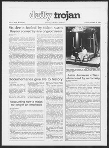 Daily Trojan, Vol. 97, No. 41, October 30, 1984