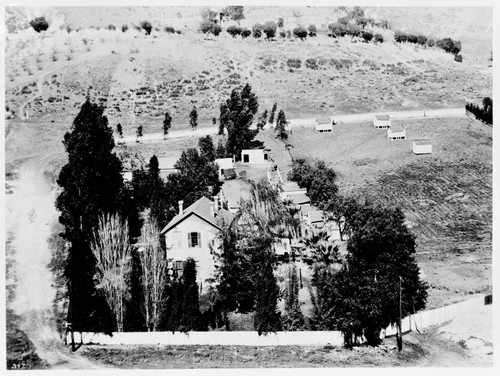 Los Angeles County Pest House near Elysian Park, 1892