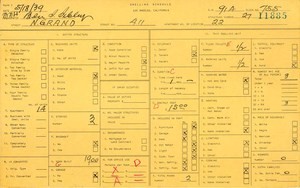 WPA household census for 411 N GRAND, Los Angeles