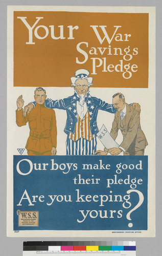 Your War Savings Pledge: Our boys make good their pledge: Are you Keeping yours?