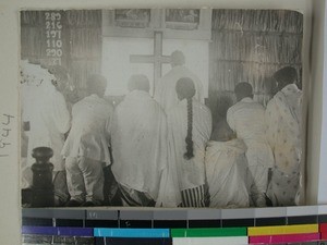 Communion in the lutheran Church, Morombe, Madagascar, 1923-1928