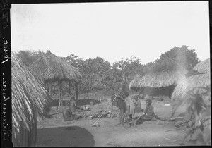 Village scene, Chicumbane, Mozambique
