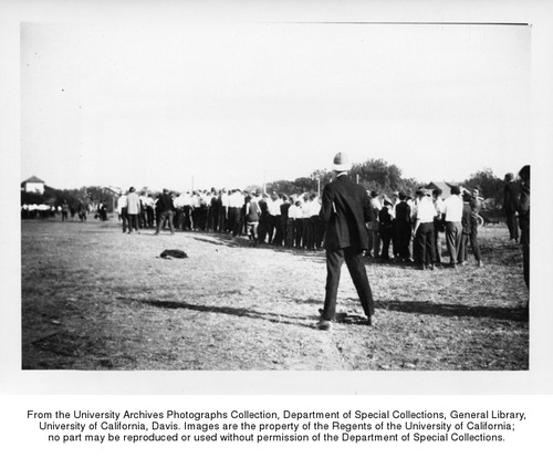 Students in sports activity, 4-H Club