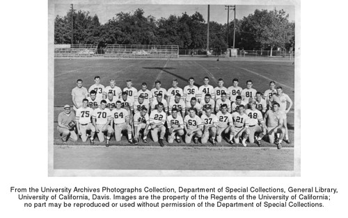 Football, junior varsity. First row (left to right) Manager Gordon ...