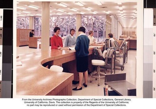 Shields Library, Circulation desk