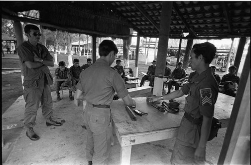 Weapons assembly, Ilopango, San Salvador, 1983