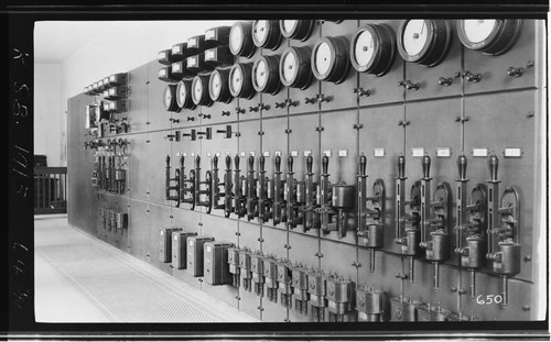 The switchboard at Lindsay Substation