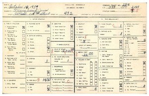 WPA household census for 432 WEST 116TH STREET, Los Angeles County