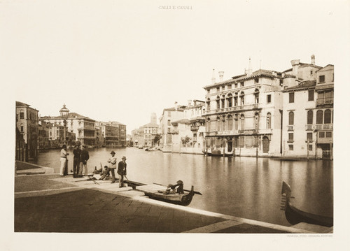Le Grand Canal des Fondamenta de la Carità, from Calli e Canali in Venezia