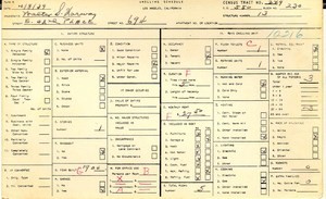 WPA household census for 694 E 42ND, Los Angeles