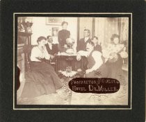 Proprietor and Guests at the Hotel De Miller, circa 1880-1900