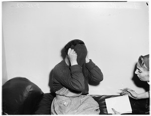 Reno theft suspect, 1952