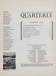 Los Angeles County Museum Quarterly 1962 v.1 n.1