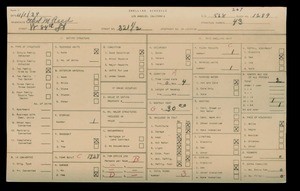 WPA household census for 321 W 84TH ST, Los Angeles County