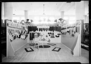 Display booth, Los Angeles Brush Manufacturing Corporation, The May Company, Southern California, 1931