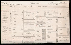 WPA household census for 3327 OPAL, Los Angeles