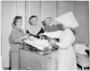 "Society"--Maternity ward, Saint Vincent's Hospital, 1955
