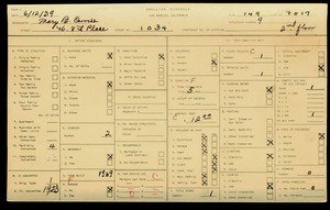 WPA household census for 1034 W 8TH, Los Angeles