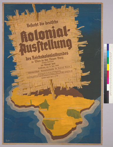 Besucht die deutsche Kolonial-Ausstellung des Reichskolonialbundes in Wien. 1940