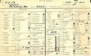 WPA household census for 4260 MCKINLEY, Los Angeles