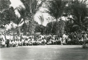 Meeting of young people, in Gabon